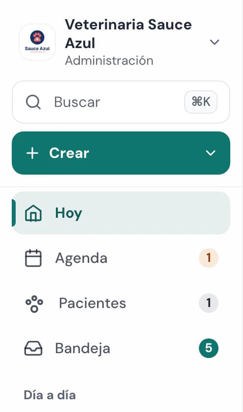 Toka OS: el logo del negocio en el menú lateral